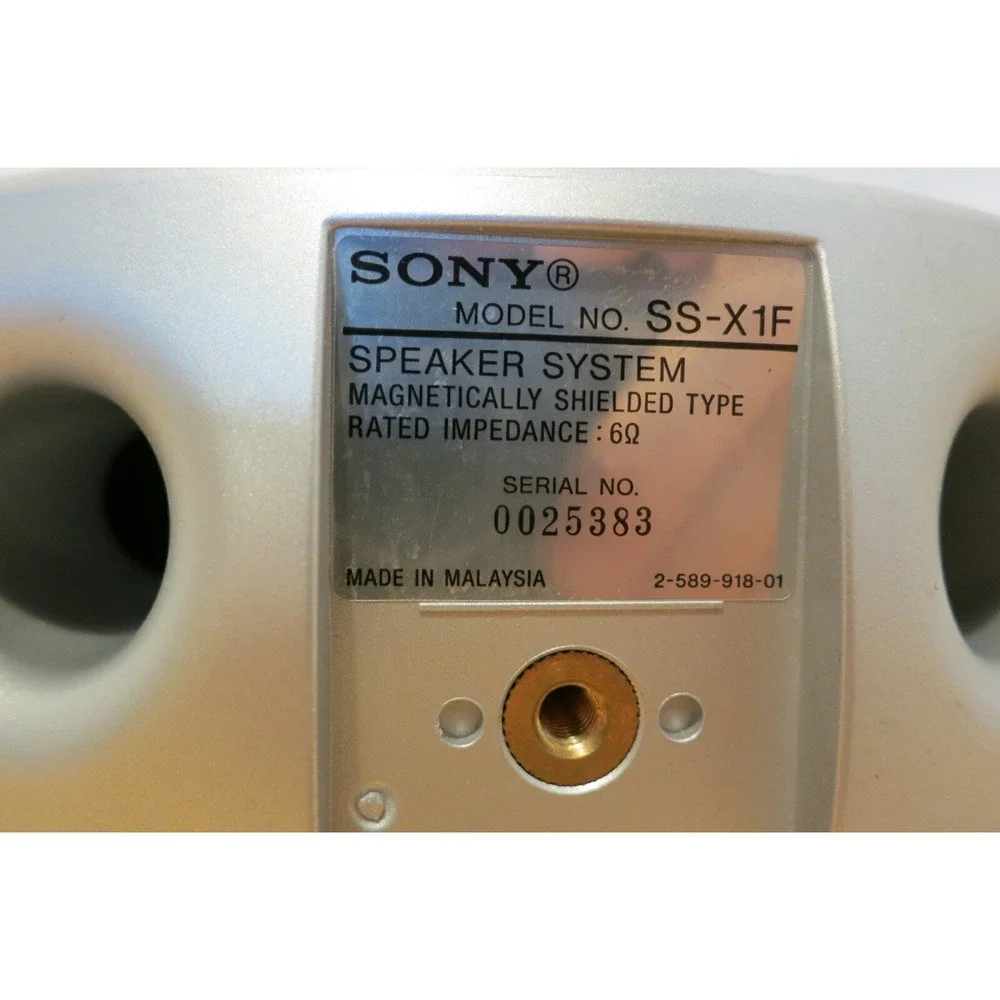 Sony‎ SS-X1F Satellite Surround Speaker (listing 1 of 2)